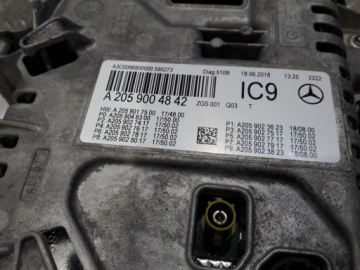 MERCEDES C W205 ЭКРАН НАВИ ДИСПЛЕЙ A2059004842