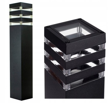 Lampa Ogrodowa stojąca słupek ogrodowy 80 cm E27