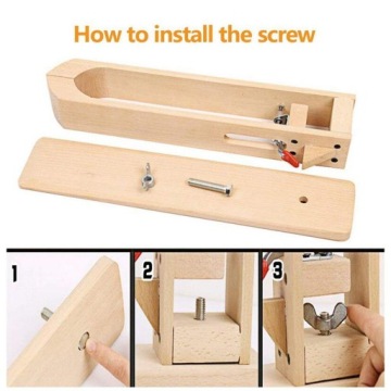 Зажим инструмент Деревянный зажим DIY Кожа вязание материалы Кожа