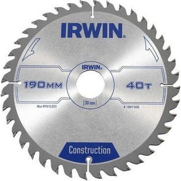 PIŁA TARCZOWA SPIEKOWA DO DREWNA 250*30MM/40T IRWIN