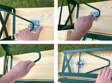 НАБОР ДЛЯ ВЕЧЕРИНКИ 10 НАБОРОВ СТОЛ 70 СМ + 2 СКАМЬИ