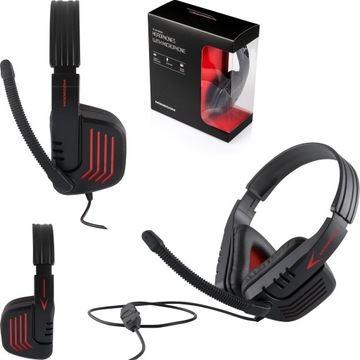 ИГРОВЫЕ НАУШНИКИ С ПОЛОСНЫМ МИКРОФОНОМ — MODECOM VOLCANO MC-823 RANGER