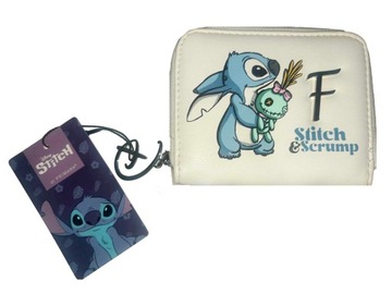 Disney Portmonetka STITCH Scrump z literą F Twojego imienia