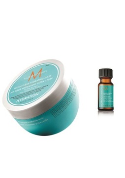 Moroccanoil Hydration nieobciążająca włosów nawilż. maseczka 250ml +olejek