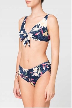 TRIUMPH O - BOTANICAL LEAF W 02 góra bikini miękka z fiszbinami 40B / 80B /