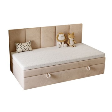 Łóżko tapicerowane kontynentalne ELZA MINI 80x200 Royal Velvet 170