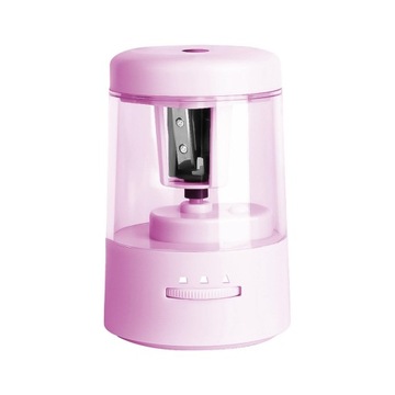 Электрическая точилка для карандашей, автоматический резак для карандашей с большой емкостью, фиолетовый