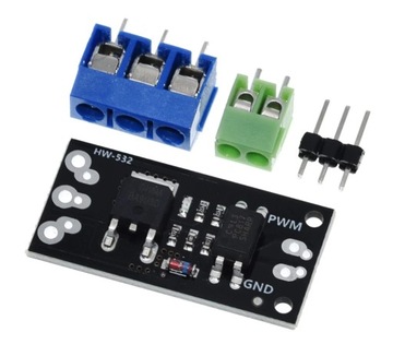Przekaźnik Klucz SSR MOSFET Sterownik 3V 5V PWM AOD4184 40V 50A / 0078