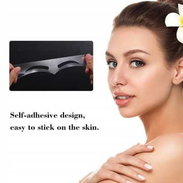 Disposable 50pcs/Lot Eyebrow Ruler Sticker Ad