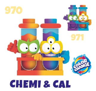SUPER ZINGS seria 12 superzings super things superthings 970 Chemi and Cal