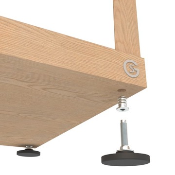 Мебельная ножка М10 х 56 втулка, регулятор, ножка, ножка