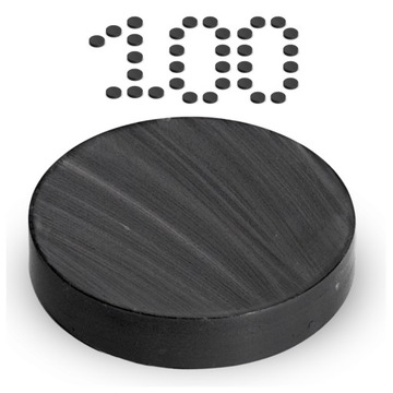 MAGNES NA LODÓWKĘ TABLICĘ FERRYTOWY MAGNESY FERRYTOWE 10x2 mm Walcowy