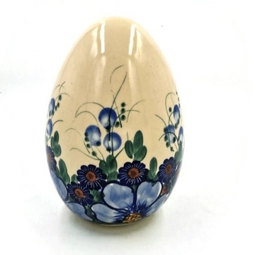 CERAMICZNE JAJKO RĘCZNIE MALOWANE WIELKANOC FIGURKA JAJKO