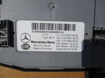 MERCEDES E TŘÍDA W213 213 MODUL ŘÍZENÍ SAM