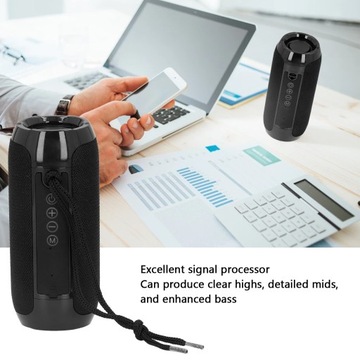 Przenośny głośnik Bluetooth Ładowanie USB Zewnętrzny bezprzewodowy głośnik stereo Bui