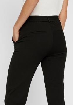 Spodnie na gumce, materiałowe, czarne Vero Moda XS/32