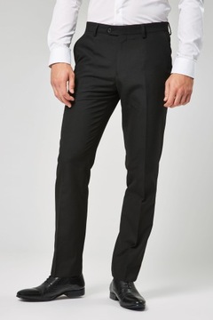 Next czarne spodnie garniturowe tailored 34R