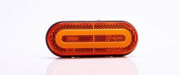 LAMPA OBRYSOWA DIODOWA LED 12/24 POMARAŃCZ FRISTOM
