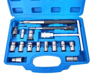 НАБОР ФРЕЗ ДЛЯ СЕДЛА ИНЖЕКТОРА 17 шт.