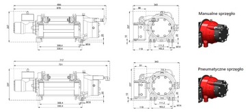 Гидравлическая лебедка Hammer HMW 4.0 PHT-ST 4 т