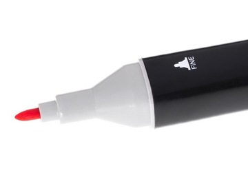 Спиртовые маркеры двухсторонние в футляре, 48 баз.