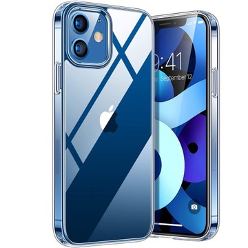 ЧЕХОЛ ДЛЯ APPLE IPHONE 12 MINI + СТЕКЛО 9H ПРОЗРАЧНЫЙ КЕЙС СИЛИКОНОВЫЙ ТОНКИЙ 1 ММ