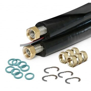 Przewód solarny DN16 rura do kolektorów słonecznych 15 m