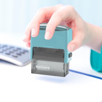 WAGRAF B3s ШТАМП ДЛЯ 6 СТРОК НАЗВАНИЕ КОМПАНИИ ОФИСНЫЙ ДИЗАЙН + ЛАСТИК