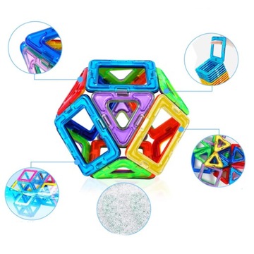 105ШТ МАГНИТНЫЕ КОНСТРУКТОРЫ, ИГРУШКИ МОНТЕССОРИ ДЛЯ ДЕТЕЙ