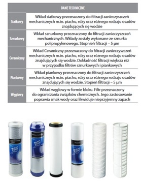 10 струнных фильтров IBO для воды с картриджем 10 дюймов (20 микрофонов)