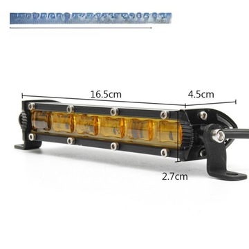 LAMPY LED PRZECIWMGIELNE SAMOCHODU 7 CALOWE ŚWIATŁA TERENOWE DO CIĘŻARÓWEK