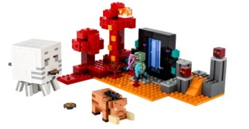 LEGO 21255 MINECRAFT — ЗАСАДКА В НИЖНЕМ ПОРТАЛЕ