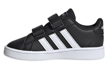 22 КРОССОВКИ ADIDAS ЧЕРНЫЕ EF0117 НА ЗАВИСКЕ ДЕТСКИЕ
