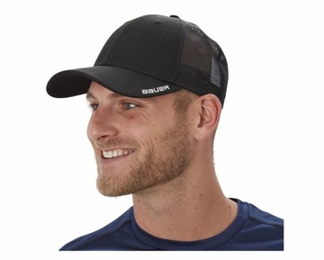 Czapka Bauer New Era Team 9Forty ADJ, Dziecięca, czerwona