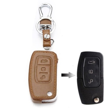FORD ETUI Skórzane na Kluczyk 3p MONDEO FOCUS KUGA