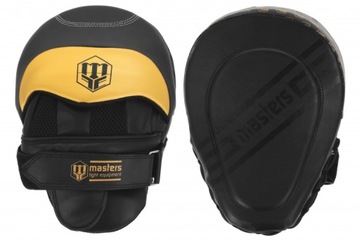 Tarcze bokserskie Łapy trenerskie packi MASTERS ŁZ-PU-BLACK
