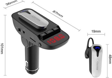 Bluetooth FM-передатчик, комплект громкой связи с