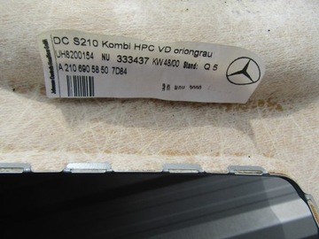 3 MERCEDES W210 LIFT COMBI ПОТОЛОК СЕРЫЙ 99-02