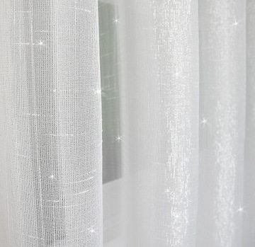 БАЛКОННАЯ ШТОРА БАТТИСТ СЕРЕБРЯНАЯ НИТЬ, УКРАШЕННАЯ ЦИРКОНИЙНЫМИ ГАРАНТАМИ 300x250