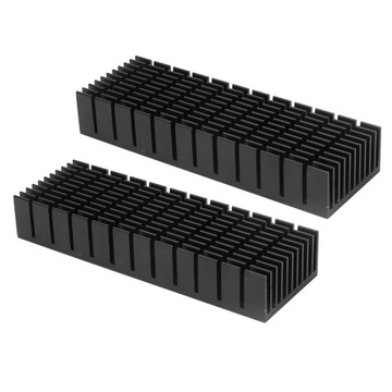 АЛЮМИНИЕВЫЕ РАДИАТОРЫ С ЛЕНТОЙ - 2ШТ 120х40х20мм