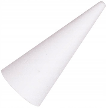 STOŻEK CHOINKA Stożek Styropianowy Stożki 31 cm