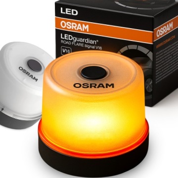 OSRAM ŚWIATŁO OSTRZEGAWCZE FLARA POMARAŃCZOWA KOGUT IP54 MAGNES v16