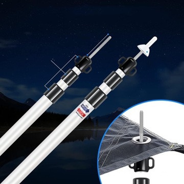 СТОЙКИ ДЛЯ БРЕЗЕНТА, ПРОЧНЫЕ СТОЙКИ ДЛЯ ЛОВУШЕК, 4 СТОЙКИ ДЛЯ ТЕНТА