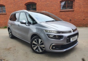 Citroen Grand C4 Picasso II Grand Picasso Facelifting 1.6 BlueHDi 120KM 2018 Citroen C4 Grand Picasso 7-osobowy LED Serwis GetHelp 1.6 Diesel