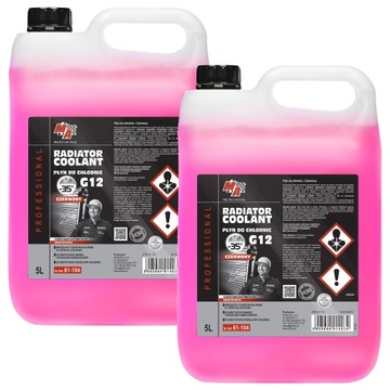 MOJE AUTO PŁYN DO CHŁODNIC G12 CZERWONY 10L -35°C
