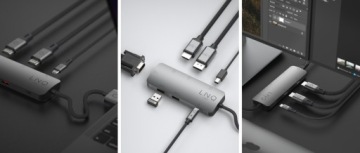 Адаптер LINQ 7in2 PRO USB-C для Macbook TB, многопортовый