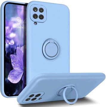 ETUI SILICON RING DO SAMSUNG A12 / M12 +SZKŁO