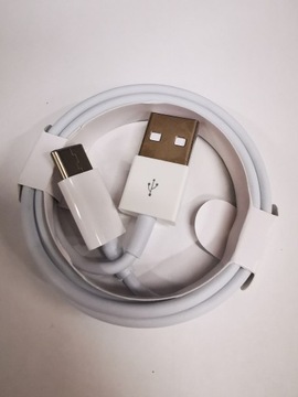 Прочный кабель USB C 2.1A, белый, длина 1 м