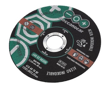 125x1 TARCZA DO CIĘCIA METALU INOX NIERDZEWKI - BARDZO MOCNA - MECCANOCAR
