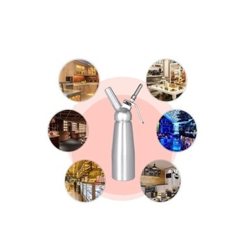 СИФОН ДЛЯ КРЕМА С 3 ДЕКОРАТИВНЫМИ НАСАДКАМИ, ДОЗАТОР ДЛЯ КРЕМА 500 МЛ